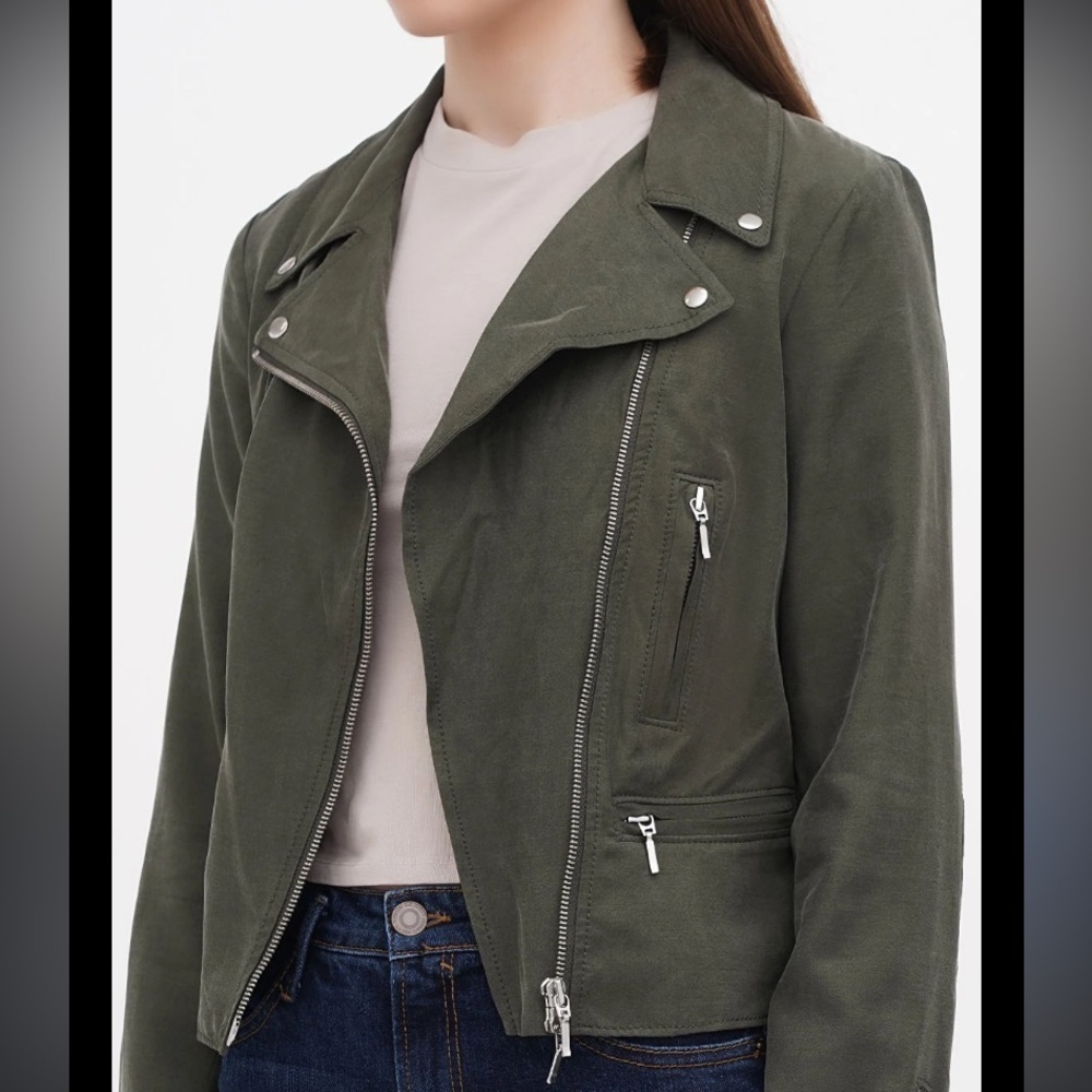 Club Monaco Olive Utility Jacket